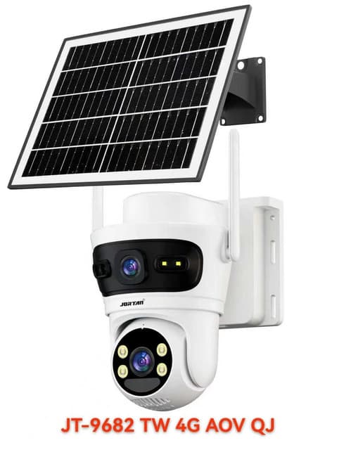 Cameră Supraveghere Solară Seria T cu 3 Lentile