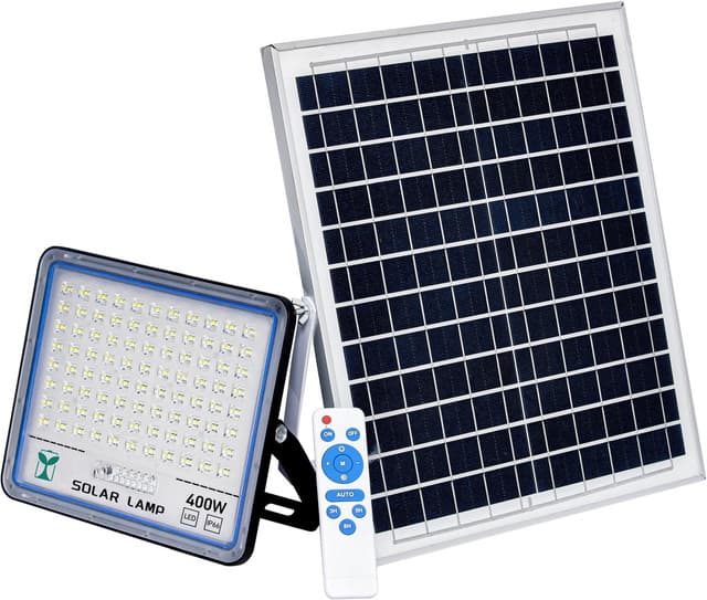Lampă Solară LED cu Panou Fotovoltaic și Telecomandă – IP66